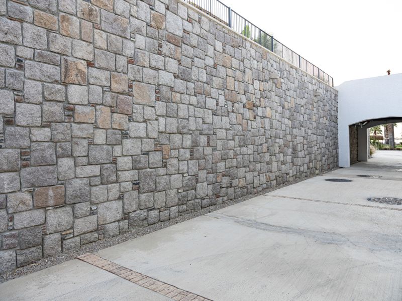 Elegant Stone Wall Design